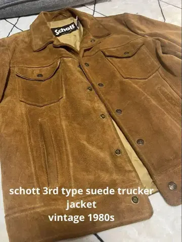 Schott 스웨이드 자켓 사이즈 38