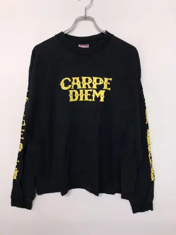 Bedwin x CARPE DIEM 소매 프린트 스트릿 콜라보 롱T