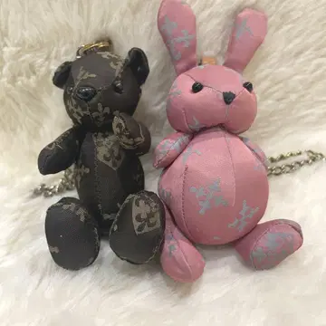 러셋 곰 토끼 봉제 인형 백참 키링