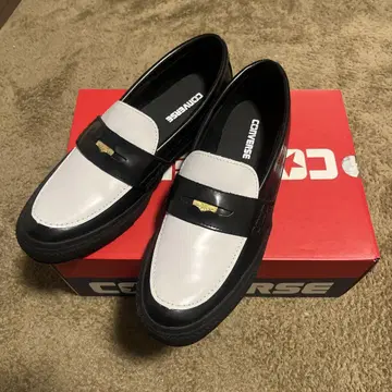 CONVERSE 로퍼 블랙/화이트