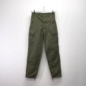 70년대 프랑스군 M-64 필드 팬츠 사이즈 76 카키 1971년제