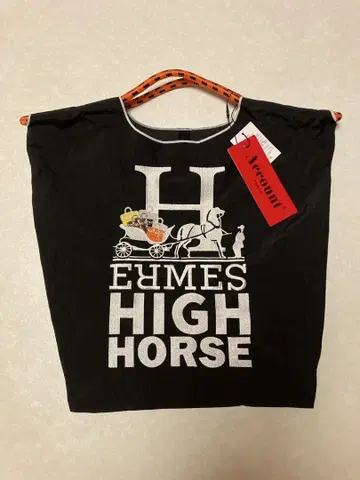 [ Account PARIS ] HORSE 토트 BAG 블랙