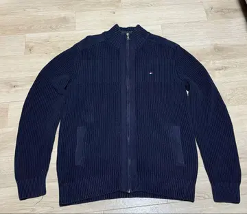 TOMMY HILFIGER 네이비 가디건 L