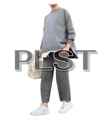 새상품급! PLST 플라스테 니트 셋업