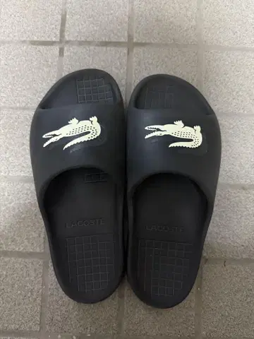 LACOSTE 라코스테 블랙 샌들