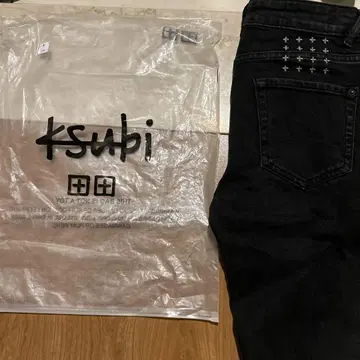 ksubi 블랙 슬림 핏 데님