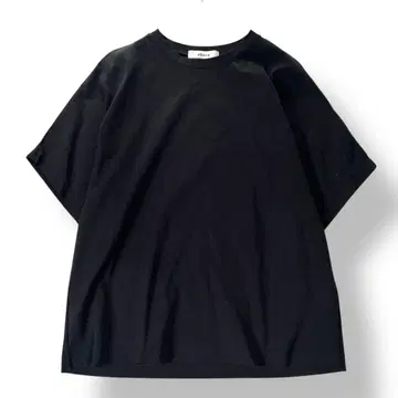 새상품급 에브 초장면 수피마 코튼 숏 슬리브 Tee 38 블랙