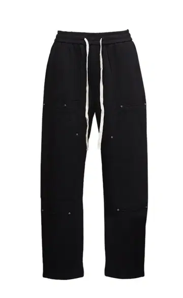DOUBLE KNEE PANTS [ BLK ]