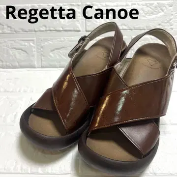 [ 새상품급 ] 레게타카누 Regetta Canoe 샌들 일본제 통굽