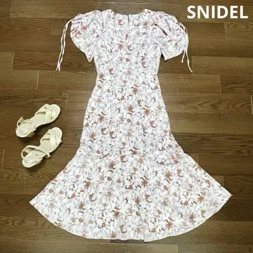 스나이델 SNIDEL 바리에 프린트 원피스 0221030