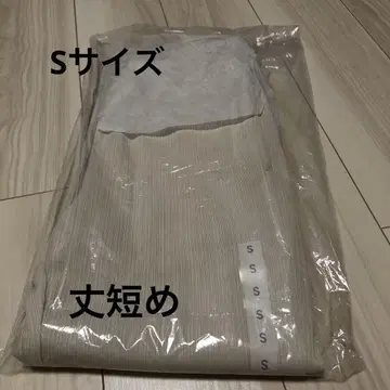 gu 리브 풀온 팬츠 기장 짧은 내추럴 S 사이즈