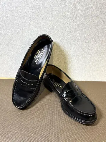 HARUTA 블랙 로퍼 23.5cm EE