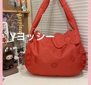 MATTER MAKERS KITTY 레드 토트백 숄더백