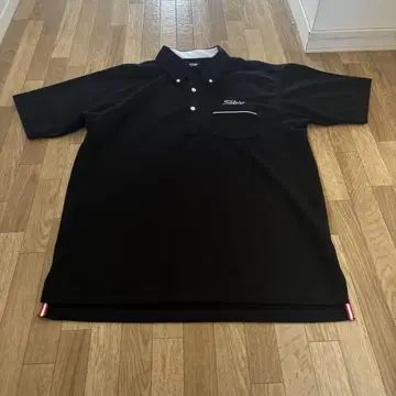 Titleist 블랙 피케 셔츠 LL