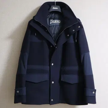 새상품급 HERNO 마운틴 파카 자켓 44 네이비 GC0058U
