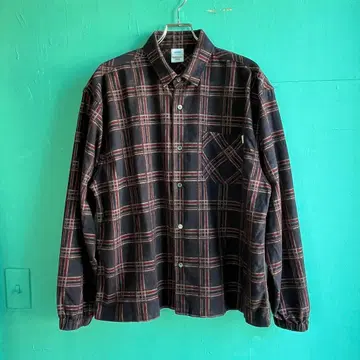 dummy loose printing check shirt