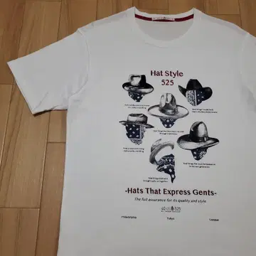 새상품급 40ct & 525 Hat Style525 반팔 티셔츠