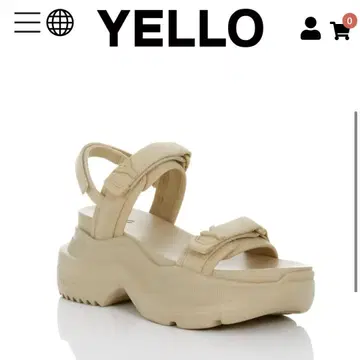 YELLO 샌들 베이지