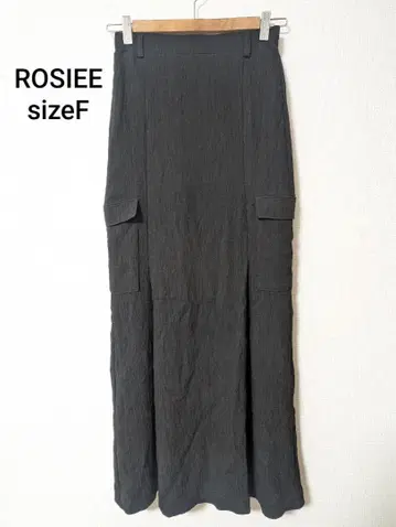 컨디션 최상 ROSIEE 로지 블랙 롱 스커트 sizeF