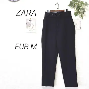 9710 ZARA 자라 벨트 슬랙스 레이온 혼방 오피스 출퇴근