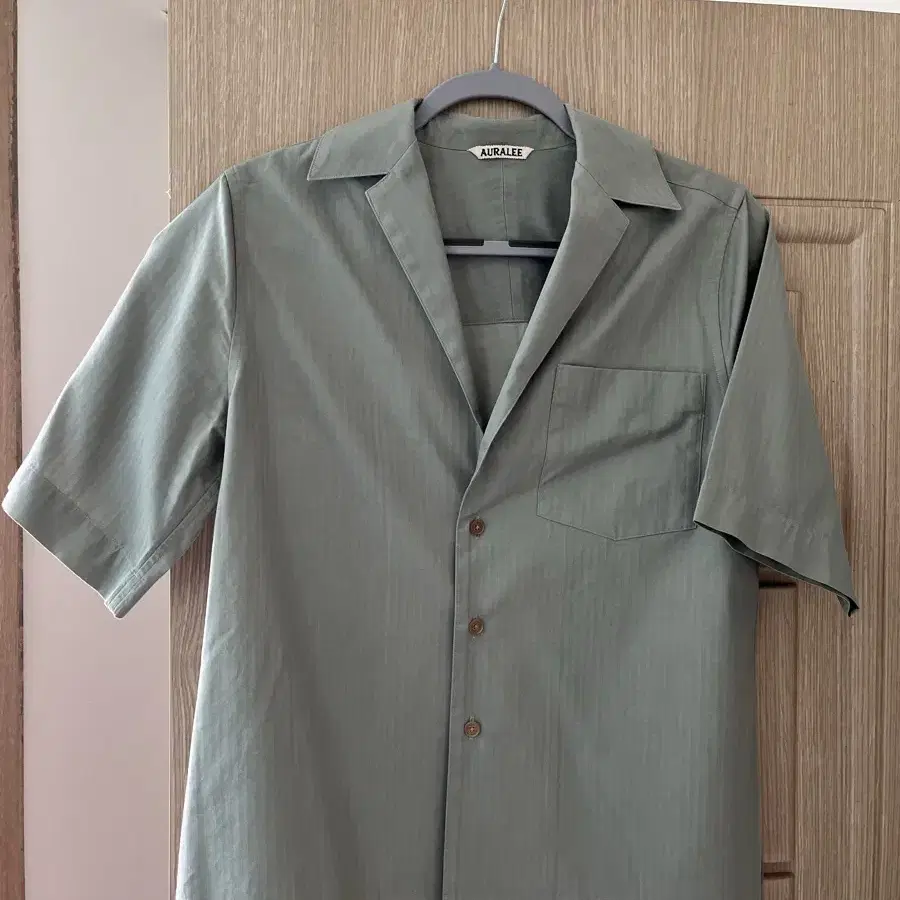 トップス AURALEE washed finx herringbone shirts 4 AURALEE オーラリー 22SS WASHED FINX HERRINGBONE HALF SLEEVED