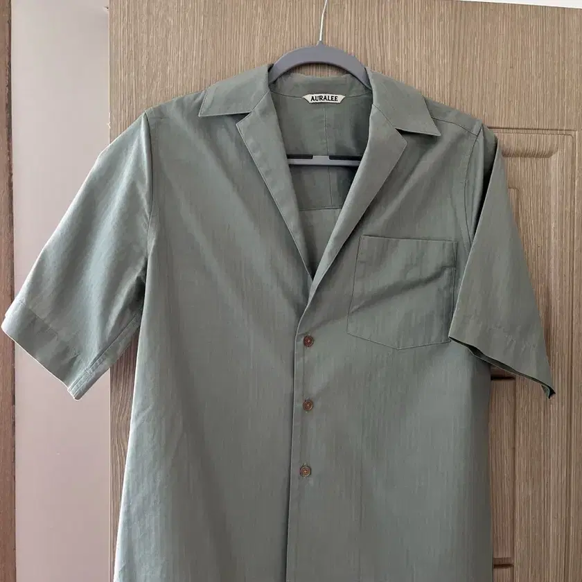 AURALEE | 오라리 Auralee Washed Finx Herringbone Shirt on