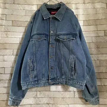 Wrangler HERO 랭글러 데님 자켓 G 점퍼 안감 패턴 L