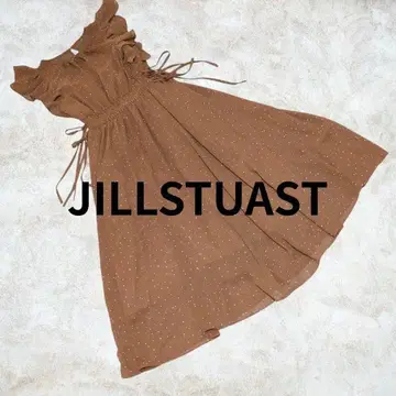 JILLSTUART 슬리브리스 브라운 원피스