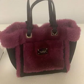 FURLA 토트백 블랙/퍼플