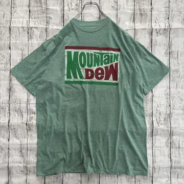 MOUNTAIN DEW 마운틴듀 기업 로고 T셔츠
