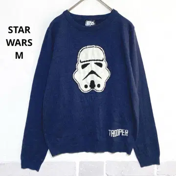 STAR WARS 스톰 트루퍼 스웨터 네이비 세탁 가능 i148