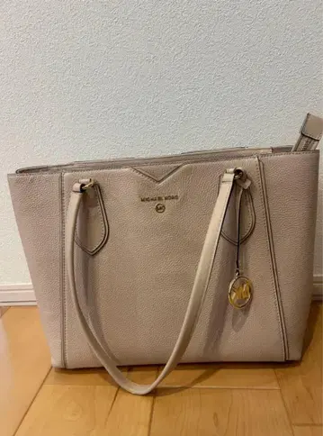 MICHAEL KORS 핑크 베이지 토트백