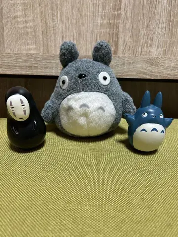 토토로 봉제 인형과 피규어 세트