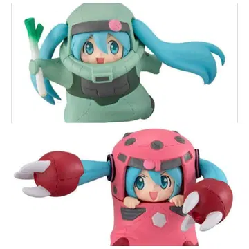 GUNDAM x MIKU 피규어 컬렉션 2개 세트