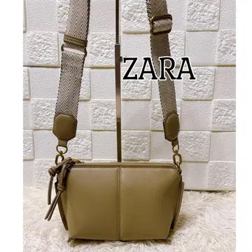 [1회 사용] ZARA 베이직 숄더백 베이지