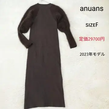 [컨디션 최상] anuans 라쿤 래글런 슬리브 원피스 sizeF