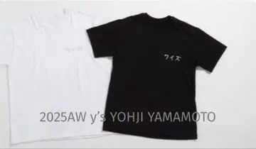 Y's 와이즈 2025 AW 팩 티셔츠 블랙 L