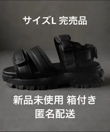 CLEL Sneaker Sandals/하이솔 인조 가죽 스니커즈 샌들