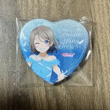 와타나베 요우 하트 캔뱃지 러브라이브 선샤인 Aqours 바다의 반짝임