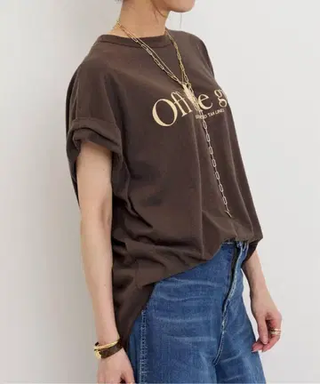 라빠르망 AMERICANA 아메리카나 T-shirt 브라운