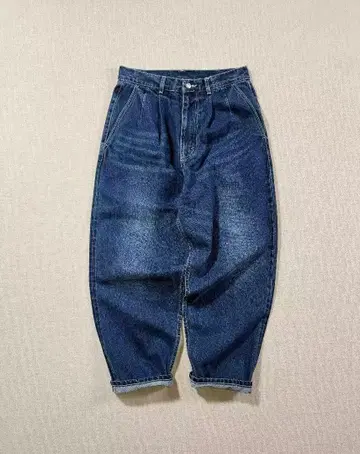 Graphpaper Salvage Denim Two Tuck 팬츠 S