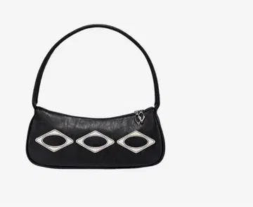 Mischief Rhombus Leather Shoulder Bag