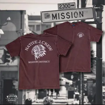 NATIVE J.CREW MISSION DISTRICT T-SHIRTS