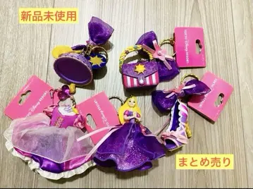 디즈니 라푼젤 이어햇 드레스 백 힐 키체인