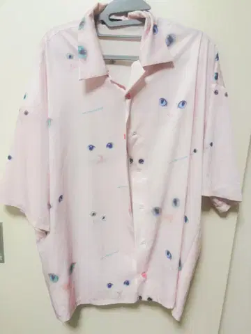 MILK BOY 밀크보이 고양이 패턴 셔츠