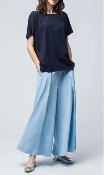 DEMYLEE CHANTEL 저지 피마 코튼 풀온 팬츠