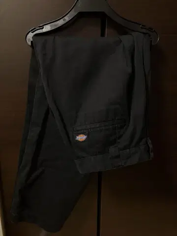 Dickies 블랙 워크 팬츠
