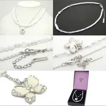 새상품 ANNA SUI 안나 스이 안나수이 버터플라이 파피용 모티브 2연