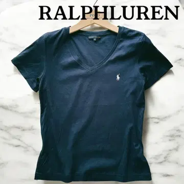 랄프 로렌 RALPHLUREN 티셔츠 네이비 V넥 L