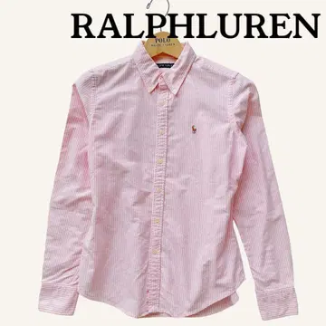 스테디셀러 랄프 로렌 RALPHLUREN 긴팔 셔츠 스트라이프 슬림 핏